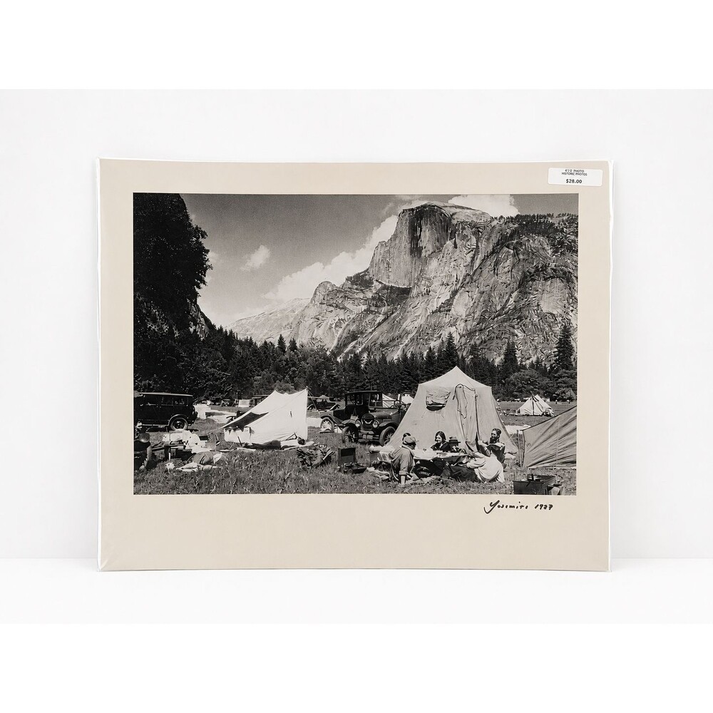 Vintage California Historic Photo Prints Set of 3 JBP Yosemite SantaCruz Capitol
